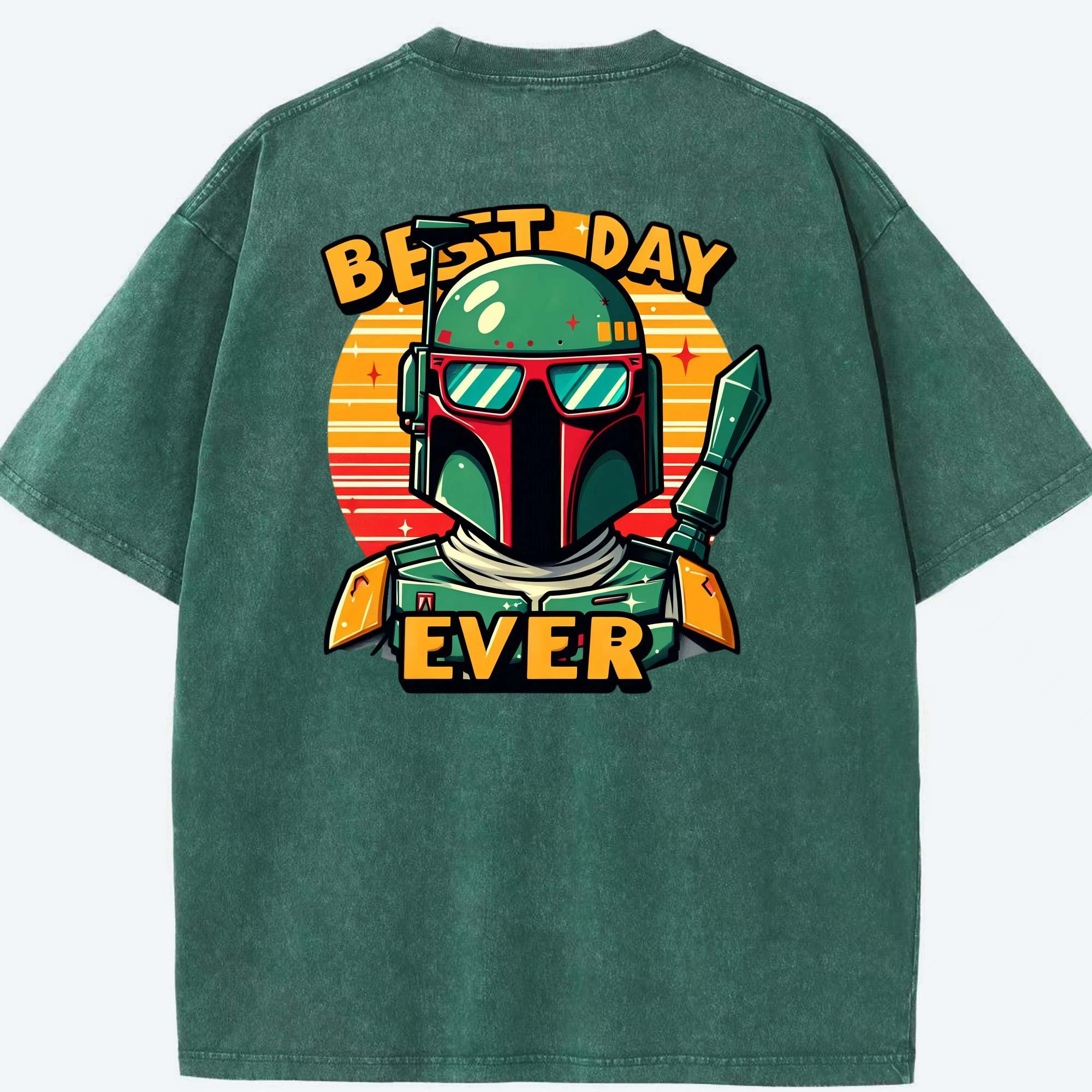 （画像用） スター・ウォーズ Star Wars 綿100% ヴィンテージ風 半袖Tシャツ（背面プリント）